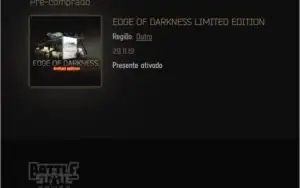 ESCAPE FROM TARKOV EDGE OF THE DARKNESS EDITION 100 DOLARES
