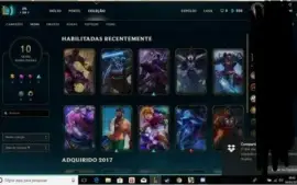 Lol lv 33 10 skins ouro V S7