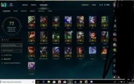 Lol lv 33 10 skins ouro V S7