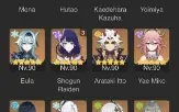 Genshin Impact | Skin Diluc | C3 Raiden | C2 Neuvillette