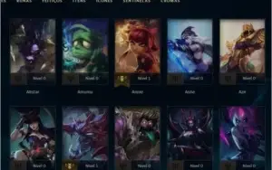 conta lol level 30 unranked
