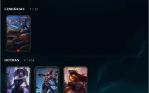 conta lol level 30 unranked