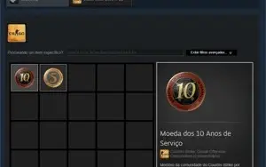 Steam Old 16 anos, Medalha de 10 e 5 anos, +250 jogos