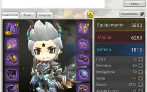 Conta Maple Story 2 - SA - Super Conta (8450 BlueMerets)
