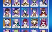 Conta de Genshin com Ganyu, Neuvillette, Hutao e outros t5