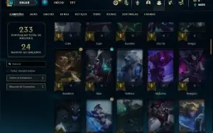 Conta ouro 2 com 82 Champs e 50 Skins
