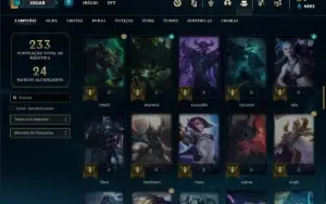 Conta ouro 2 com 82 Champs e 50 Skins
