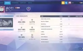 Conta Overwatch - Lv684,112 Items Legendarios,Sem Comp Rank