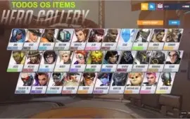 Conta Overwatch - Lv684,112 Items Legendarios,Sem Comp Rank