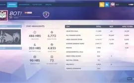 Conta Overwatch - Lv684,112 Items Legendarios,Sem Comp Rank