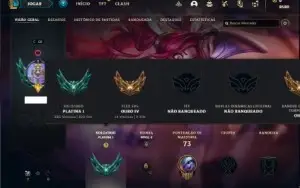 Conta platina 1 com 33 Champs e 8 Skins