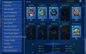 CONTA COM ALTERS 6/6 OMEGA5/5 ALPHA 5/5 - LADMO - Omegamon