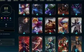CONTA LOL - QUASE NVL 150 - 1K GASTO