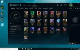 Conta LoL Nível 30 Prata 4