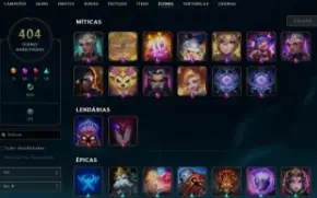 Conta Lol Diamante 1 - 327 Skins