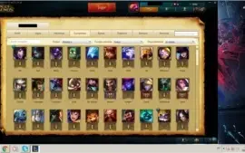 Conta league of legends, platina 4, 120 champions, 53 skins.