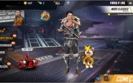 CONTA DE FREE FIRE COM 2 CAMISAS DE MESTRE +SKIN