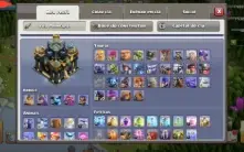 Conta Clash of Clans CV17 Semi-Full
