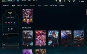 TODOS OS CHAMPS, LVL 195, MUITAS SKINS, TODOS CHAMPS EX GOLD