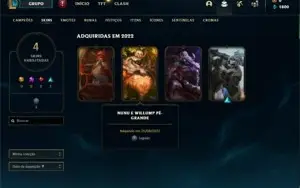 Conta Platina 1 League of Legends