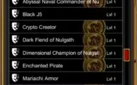 Conta Rara AQW de 2009 lvl 87 Conta de Colecionador
