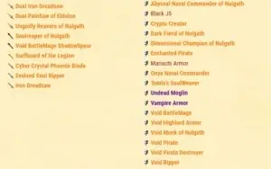 Conta Rara AQW de 2009 lvl 87 Conta de Colecionador