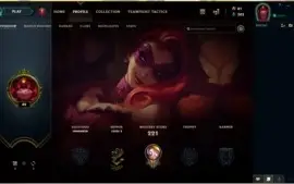 conta com 35 skins 5 runepages criada em 2013