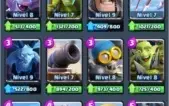 Conta clash royale. 8 lendárias
