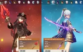 Genshin AR59 +37 Tiros/ Hutao + Homa/ Raiden C1/ Ayaka + BIS