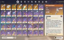 GENSHIN IMPACT - AR59, 27T5⭐Ganyu + Bis R2, Shogun, Yelan...