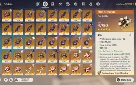 GENSHIN IMPACT - AR59, 27T5⭐Ganyu + Bis R2, Shogun, Yelan...