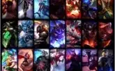 Conta Ouro V com bastante campeões e skins