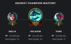 Conta Diamante Iv Booster Hecarim