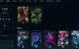 Conta League of Legends Full Acesso - 150 champs e 129 Skins