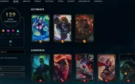 Conta League of Legends Full Acesso - 150 champs e 129 Skins