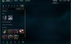 Conta lol, 124 Skins, Nv 30, mais de R$ 2.000,00 investidos