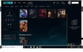 Conta Platina IV com 7 Skins