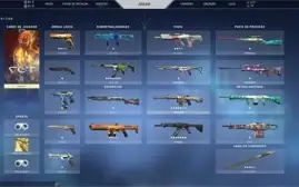 Conta Valorant diamante 1 com varias skins