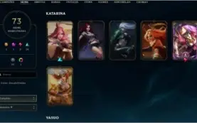 CONTA LOL MONO KATARINA TODOS OS CHAMPS