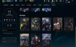 Diamante 4 com 40 Champs e 12 Skins