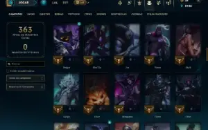 Unranked com 90 Champs e 49 Skins