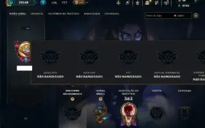Unranked com 90 Champs e 49 Skins