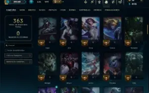 Unranked com 90 Champs e 49 Skins