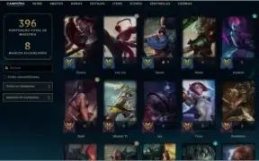 Conta de lol 110 skins 127 champs ouro 3