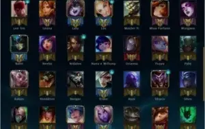Vendo conta do lol, platina 4 com 102 skins