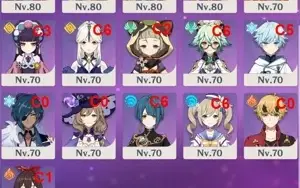 Conta Genshin NA AR60 F2P
