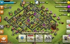 Clash of Clans [cv10-lvl94] Sem uso.