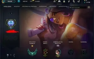Conta smurf platina 4 60%wr