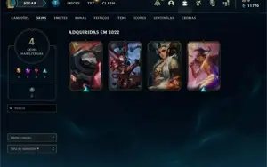 Conta smurf platina 4 60%wr
