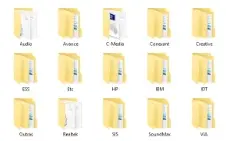 Todos os drivers extraídos dos setups que ja trabalhei